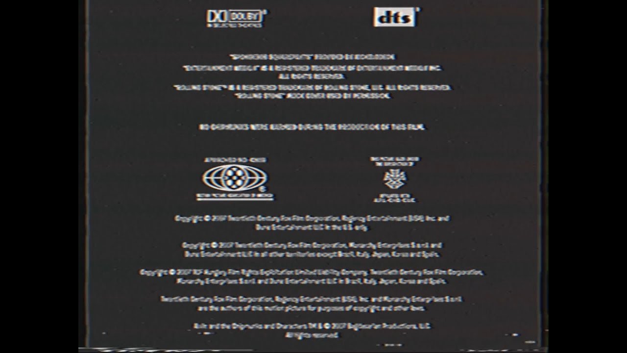 20th Century Fox/20th Century Studios & Regency (2007) - End Credits Low Pitch 1🎄🐿️🎤🎶😂 - [VHS]