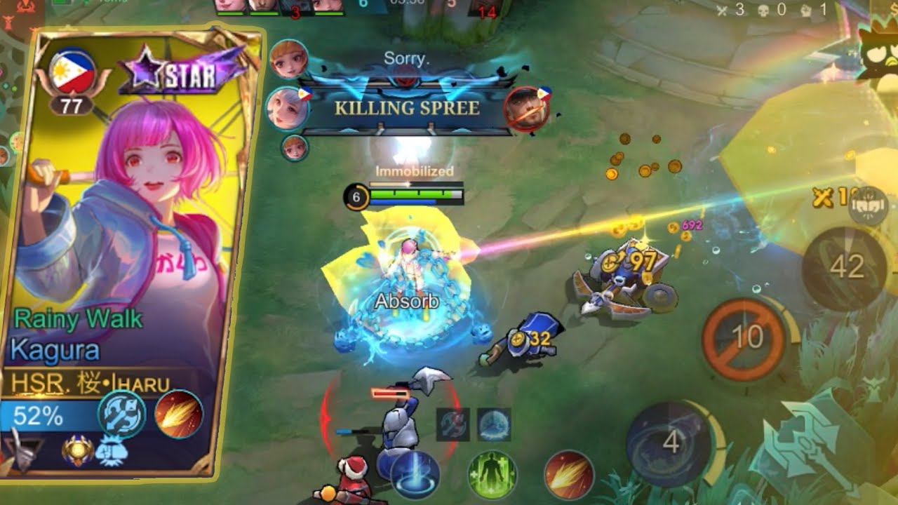 Another Match For Kagura to Carry! | MLBB