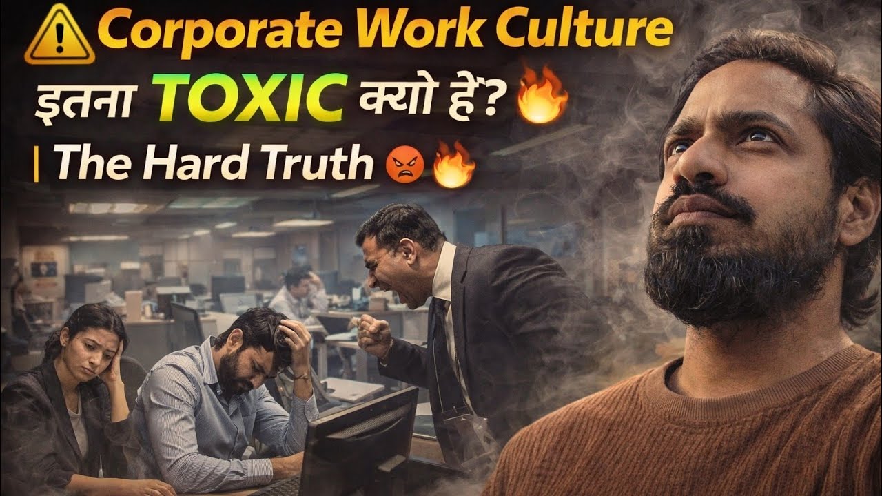 Indian Corporate Life: नौकरी है या आफत? 📉 Toxic Work Environment से कैसे बचें? 🧠 @rationalmanish
