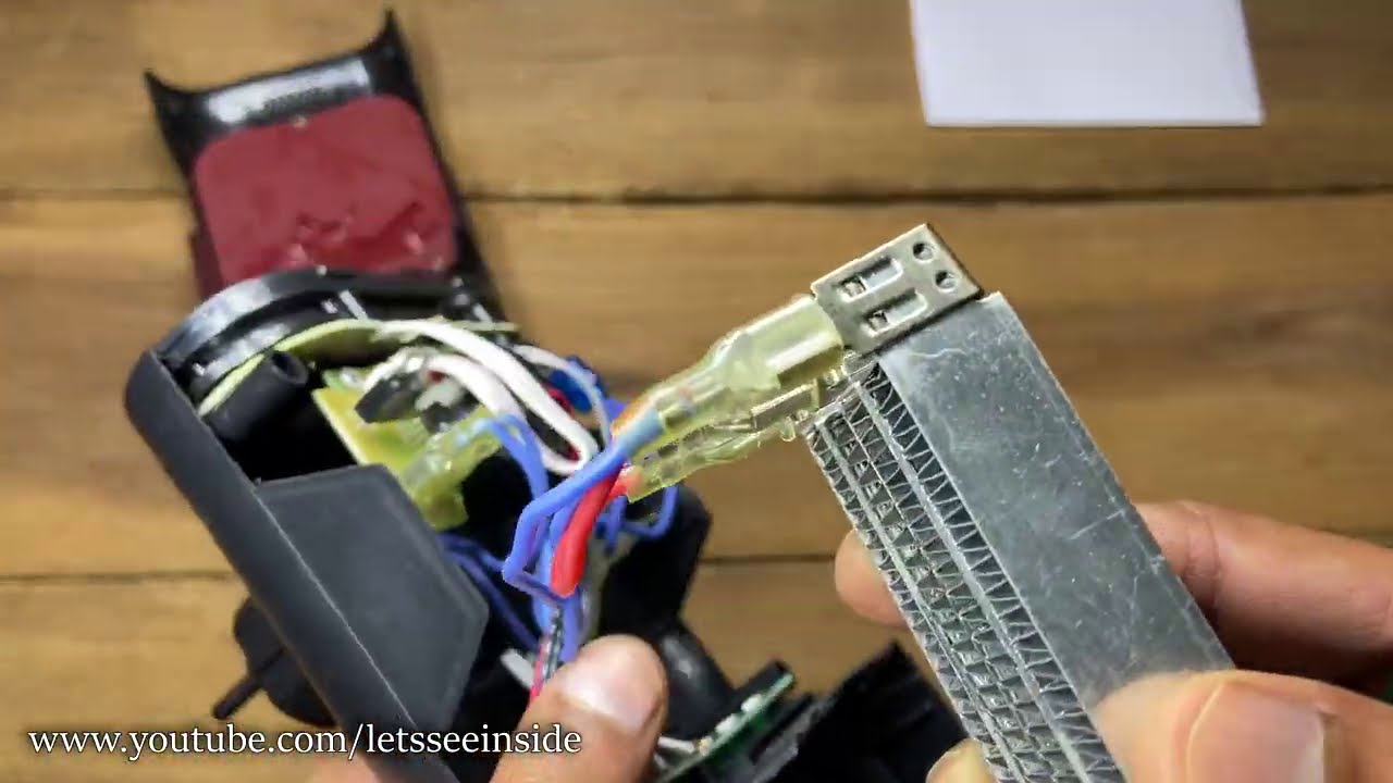 What's Inside Mini Portable Electric Heater with remote