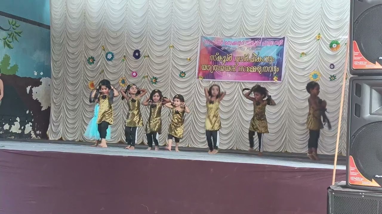 My angle LKG first stage performances kumma kumma song 