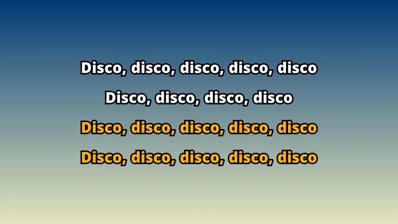 (Karaoke) Alexander Rocciasana - Disco (Vers. 2012)