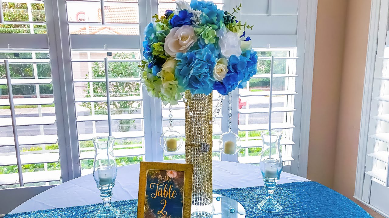 DIY Bling Wedding Centerpiece | DOLLAR TREE