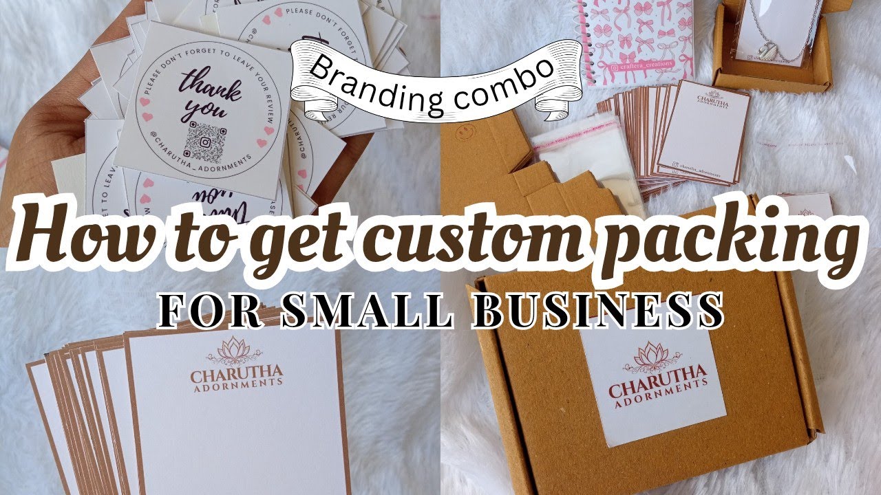 Custom Jewellery Cards & Stickers | Printing to Packing Full Process + Customer Review ✨