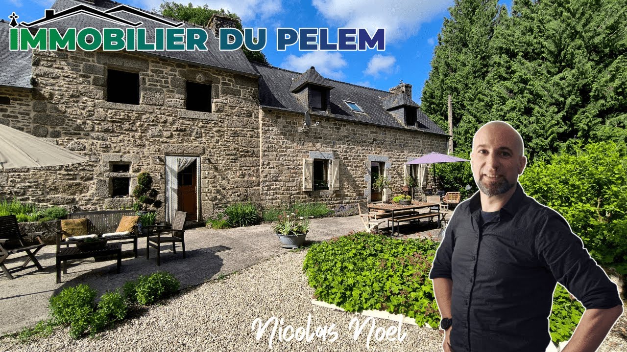 VENDU _ Une propriété rare dans un cadre exceptionnel,  vie au calme assurée _ Lanrivain 269000 €
