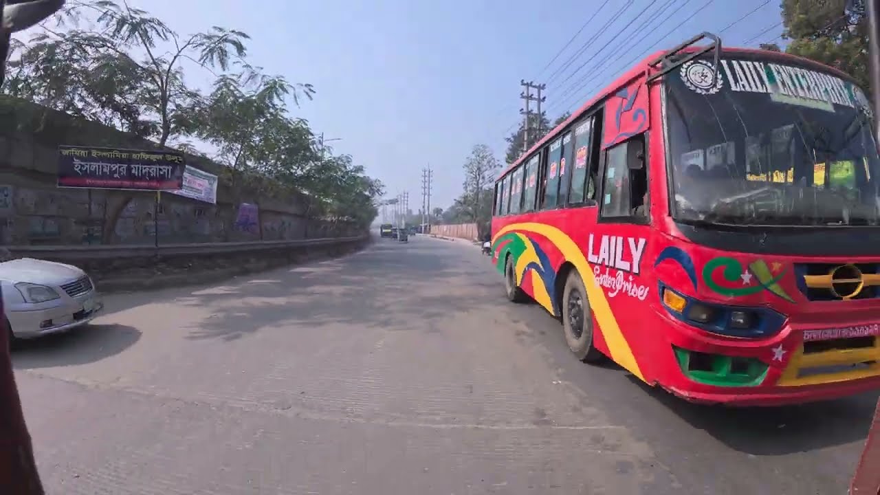 Chaotic Bus Journey in a Busy Country – Rush Hour Madness!