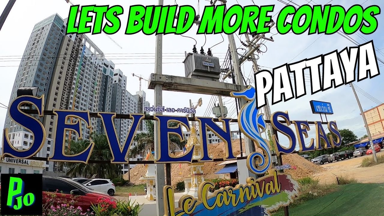 Pattaya Jomtien 2nd Road. 10000 Condos Old & New