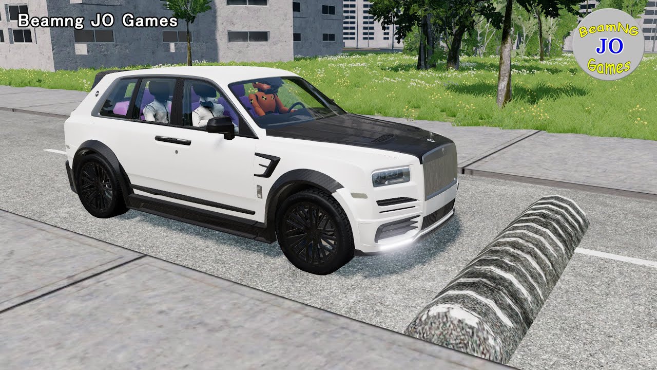 Cars vs Massive Speed Bumps # 136– BeamNG JO Games