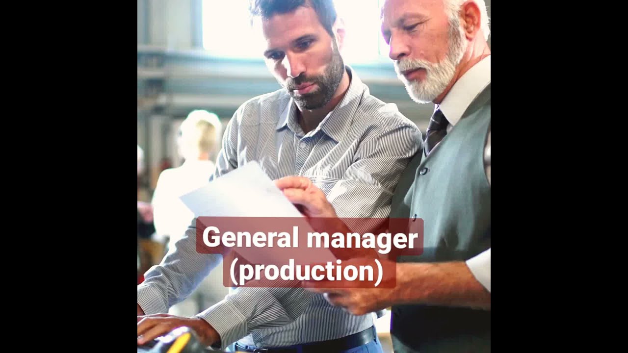 Garments Job Circular General manager (production) 
