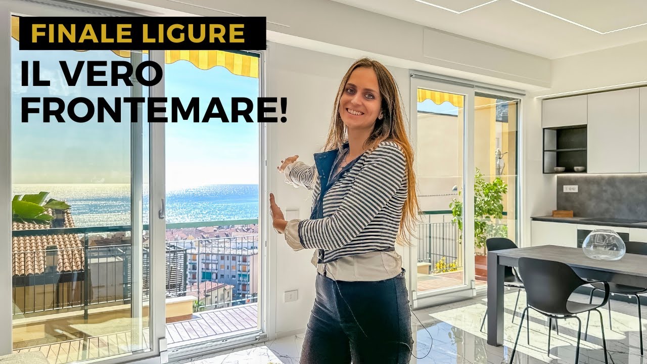 Trilocale vista mare in vendita a Finale Ligure #casainvendita #finaleligure