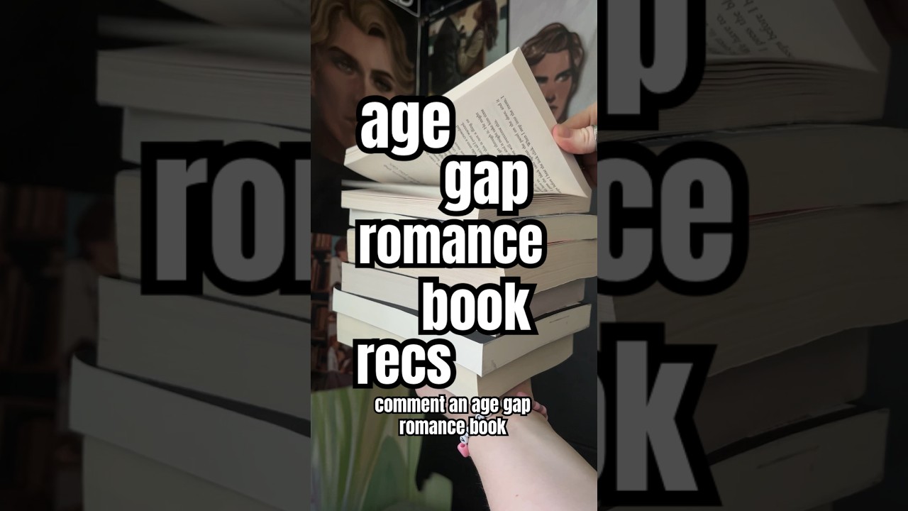 Age gap romance book recs #bookrecommendations #bookrecs #booktube #booktok #reading #bookish