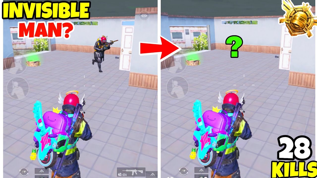 This Enemy Can Become INVISIBLE in PUBG Mobile • (28 KILLS) • PUBGM (HINDI)