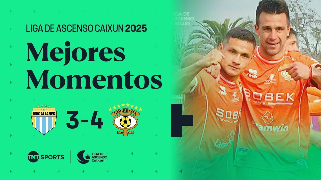 ⚪🔵 Magallanes 3 – 4 🟧🦊 Cobreloa | Liga de Ascenso Caixun 2025 – Fecha 21 🎥🔥