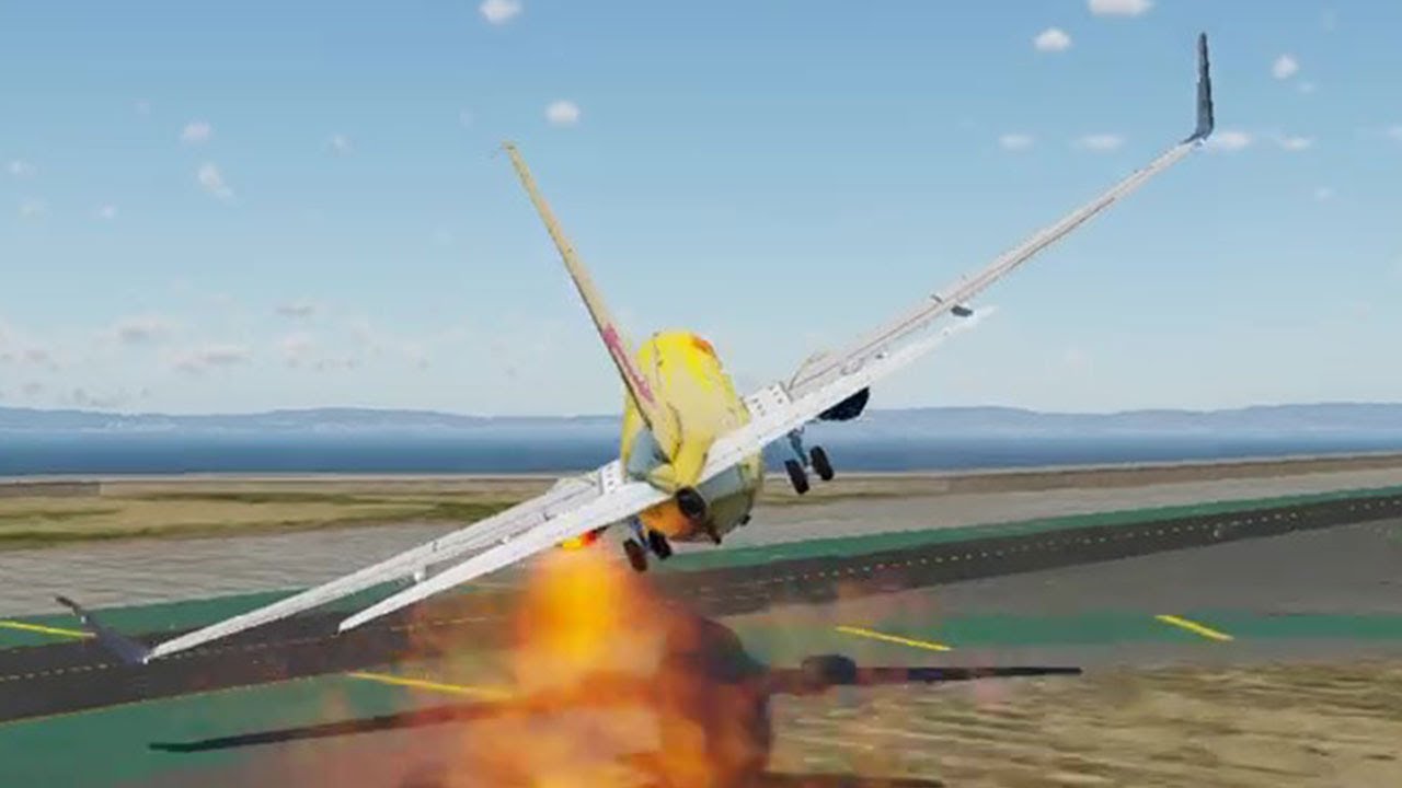 Pilot Loses Control Of The PLane During Take Off