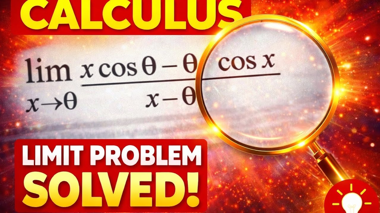 Important Limit Question for Class 11 | Step-by-Step