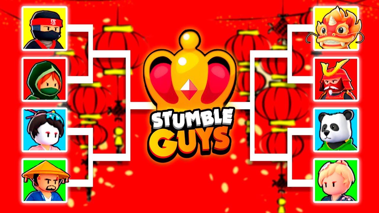 Who is the Best Chinese New Year Skin? 🔥 Stumble Guys Tournament Battle 🔥 1VS 1 Battle