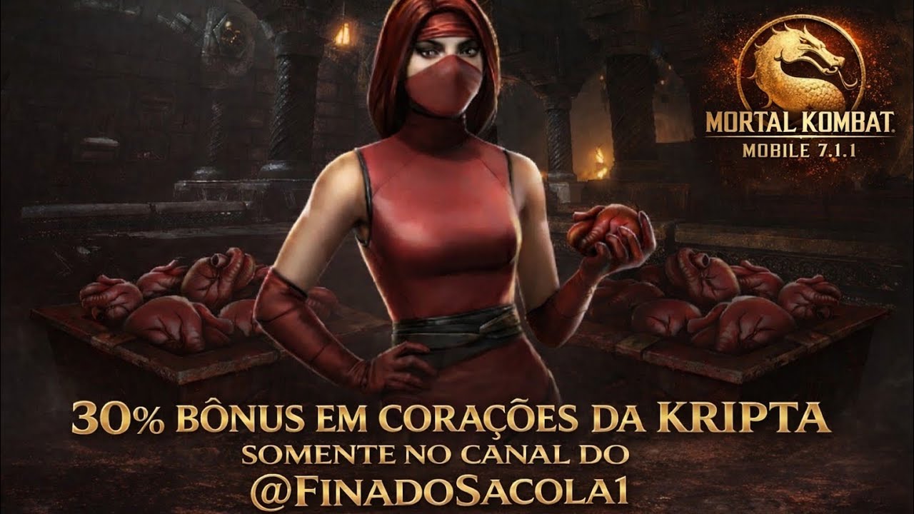 105.000 Corações da kripta por dia!! Bug da Kripta atualizado MK Mobile 7.1.1