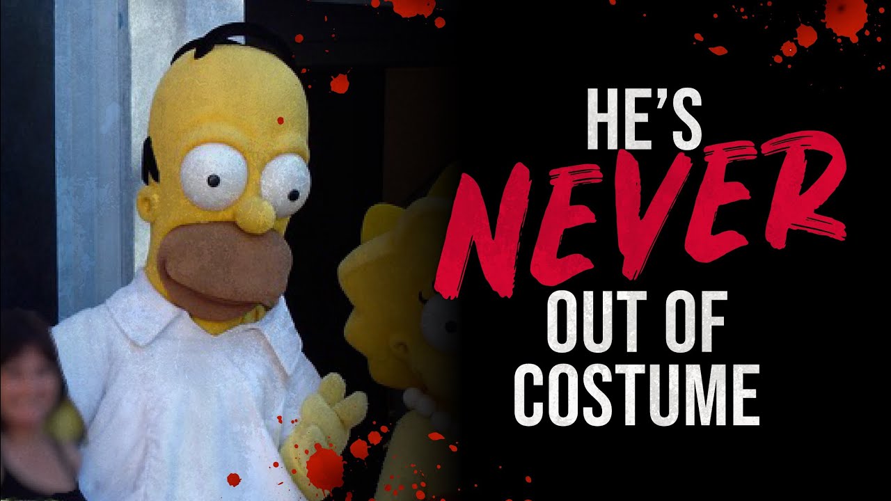 «Он никогда не выходит из костюма» — Universal Studios Simpsons Creepypasta