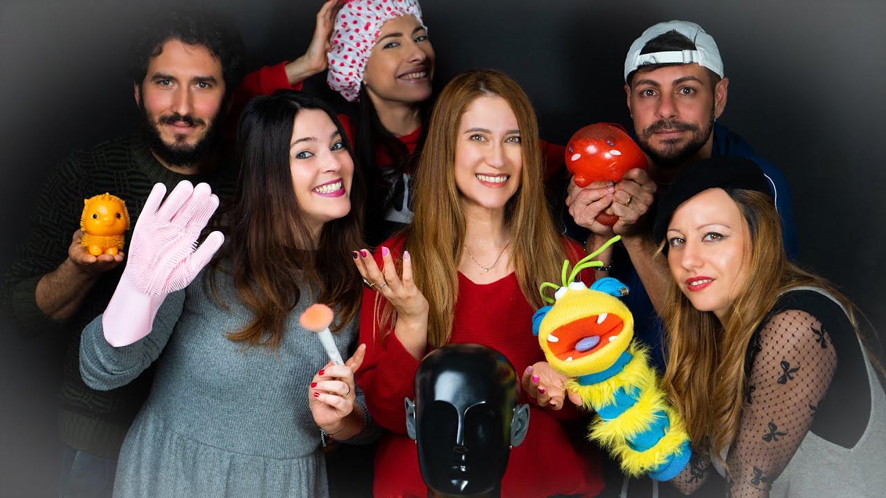 Asmr con mis AMIGOS: NO ES RELAJANTE PARA NADA! | ASMR Español | Asmr with Sasha