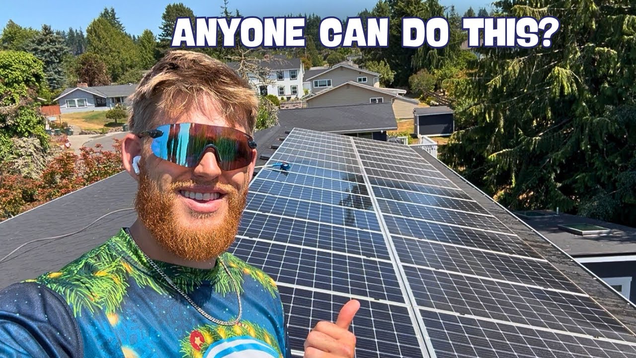 How to clean SOLAR panels like a pro (without spending a ton)