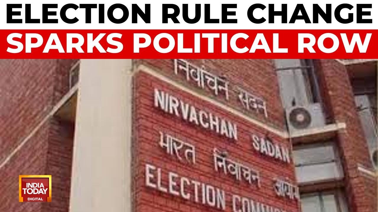 Centre Tweaks Election Rules, Opposition Cries Foul Over Transparency | India Today