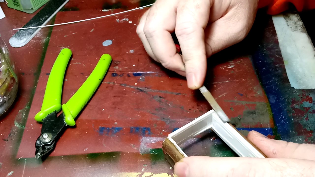 How to make weld look on scale models