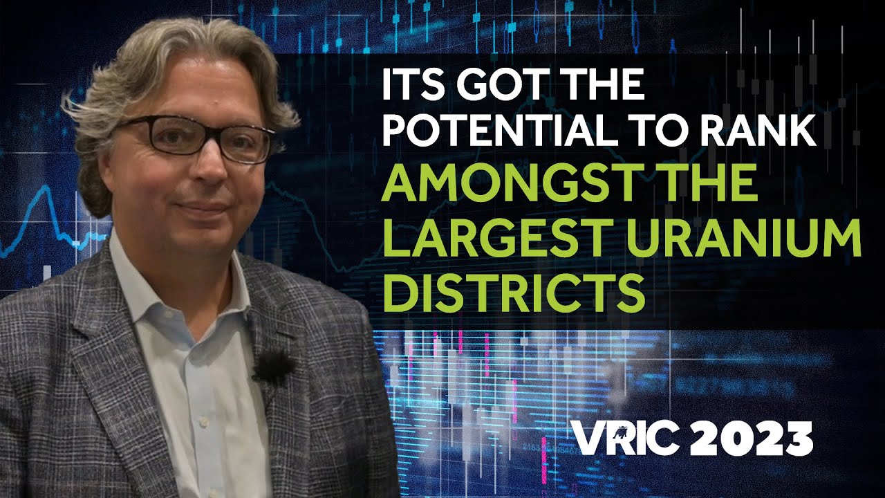 Niko Cacos at VRIC 2023 - Its Got the Potential to Rank Amongst the Largest Uranium Districts