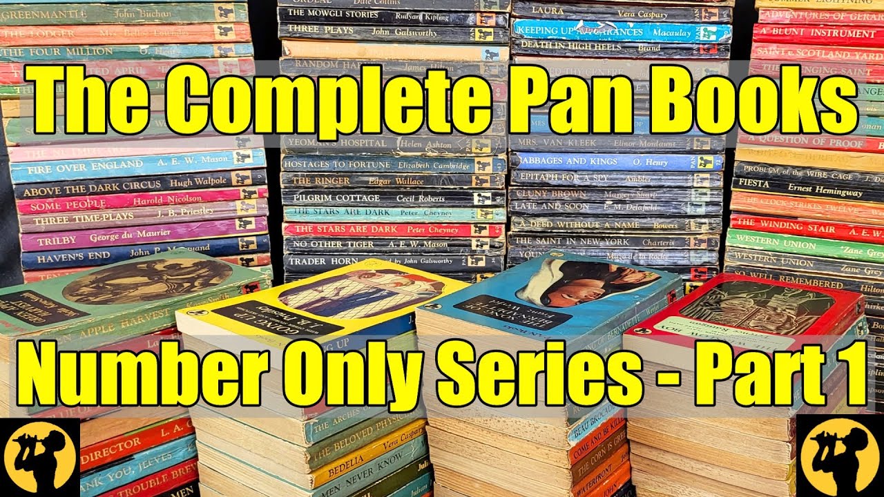 The COMPLETE - Vintage PAN Books - NUMBER Only Series - PAPERBACKS - Part 1 - Books 1 to 150