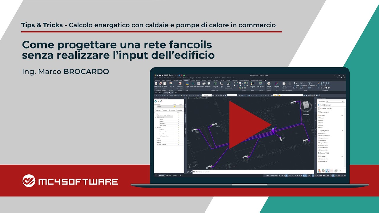 Tips & Tricks - Come progettare una rete fancoils senza realizzare l’input dell’edificio