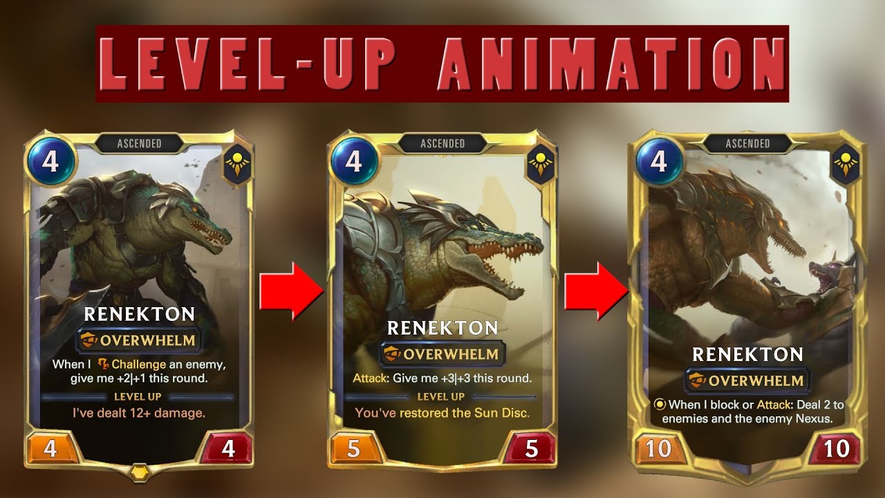 Renekton level-up animation | Legends of Runeterra