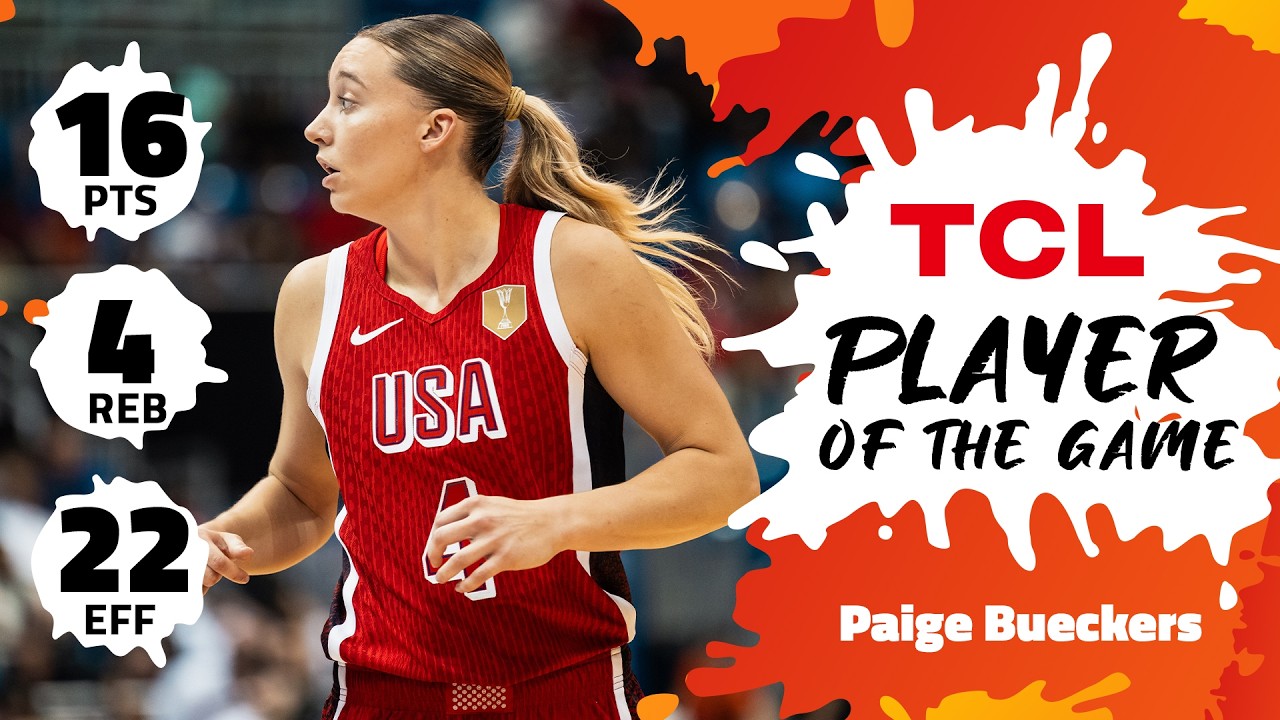 Paige Bueckers (16 PTS) | TCL Player Of The Game | PUR vs USA | #FIBAWWC 2026 Qualifying Tournament