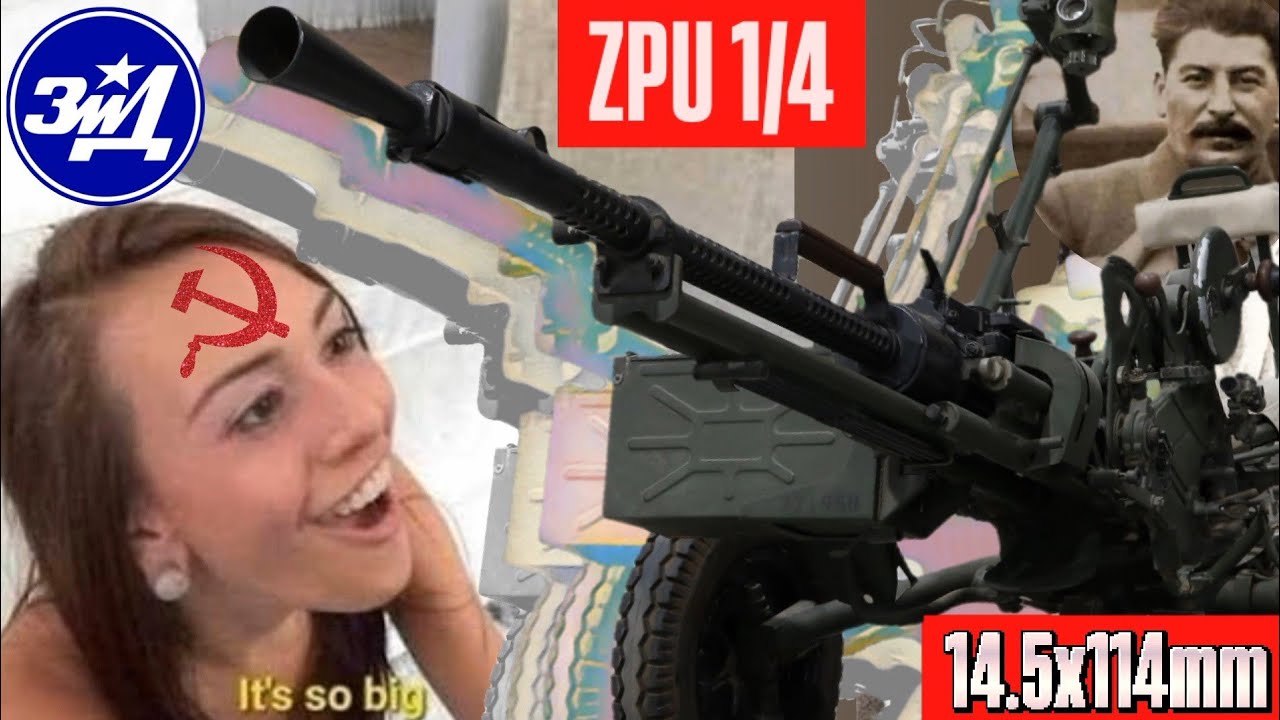 ZPU 1/4 COMMUNIST ANTI AIRCRAFT GUN!!! (A close look with original battlefield capture)