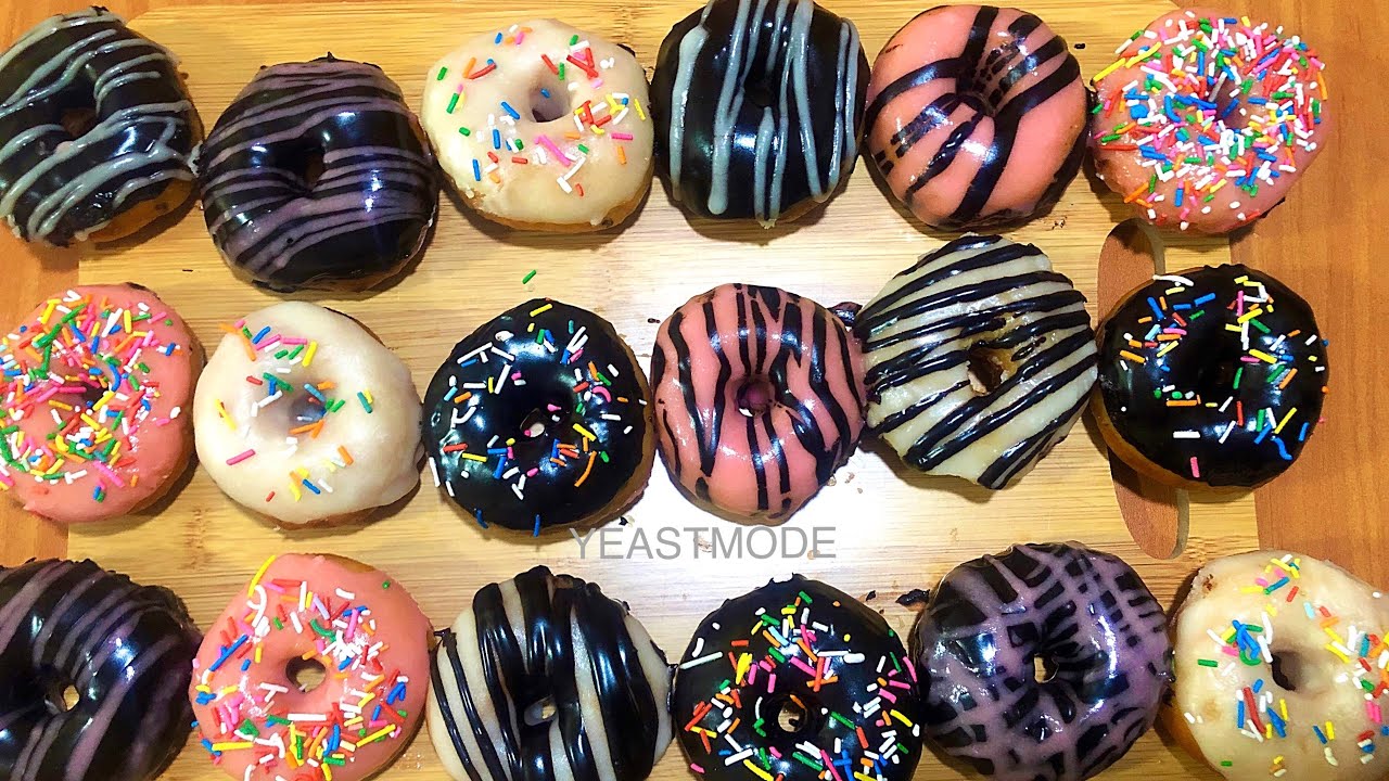 Assorted Glazed DONUTS with only 3 Flavors