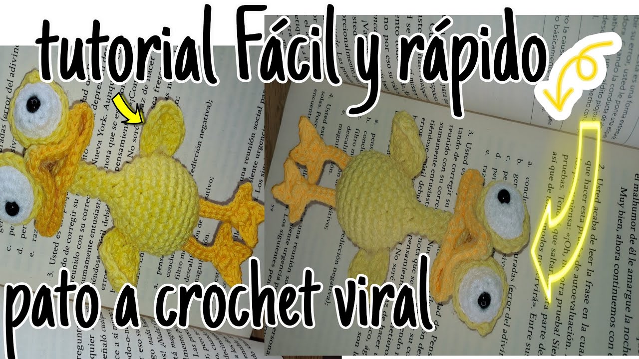 ¡YA ESTA DISPONIBLE TUTORIAL EL PATITO VIRAL !🐥🐥 #crochet #crochetlove #crocheting #crochettutorial