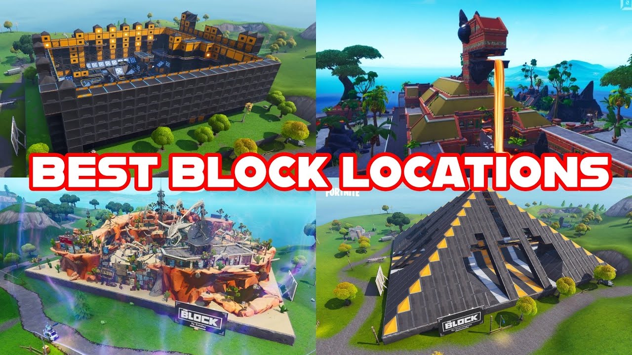 Revisiting Fortnite's BEST BLOCK LOCATIONS of ALL TIME