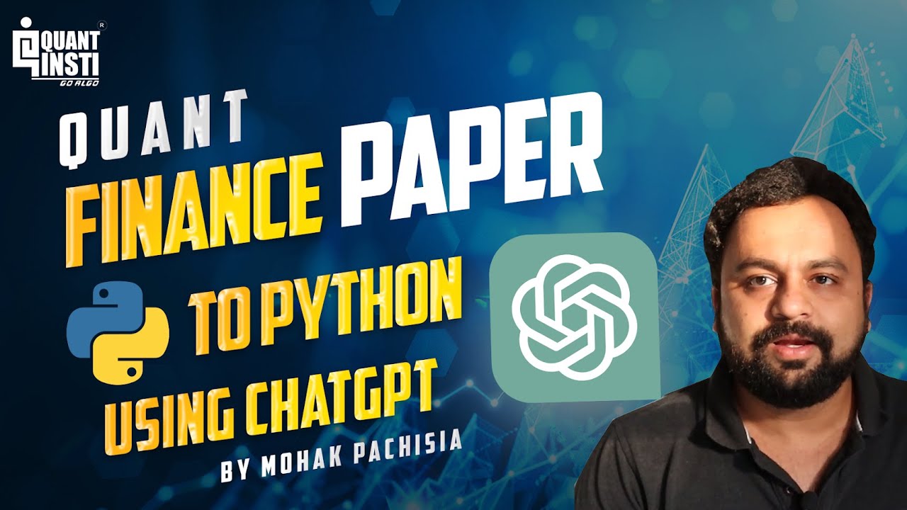 From Research Paper to Python Code | Quant Trading Strategy Analysis with ChatGPT