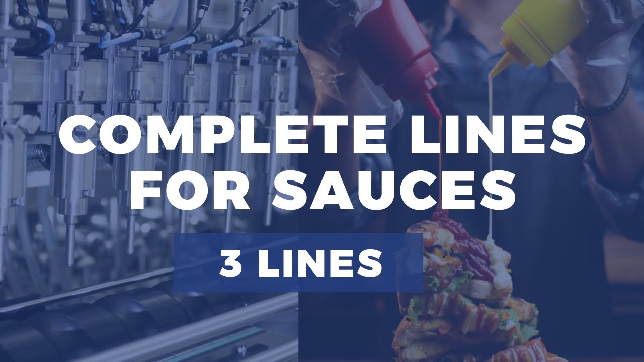 Complete pet, glass, PE lines for sauces | Eisca Group