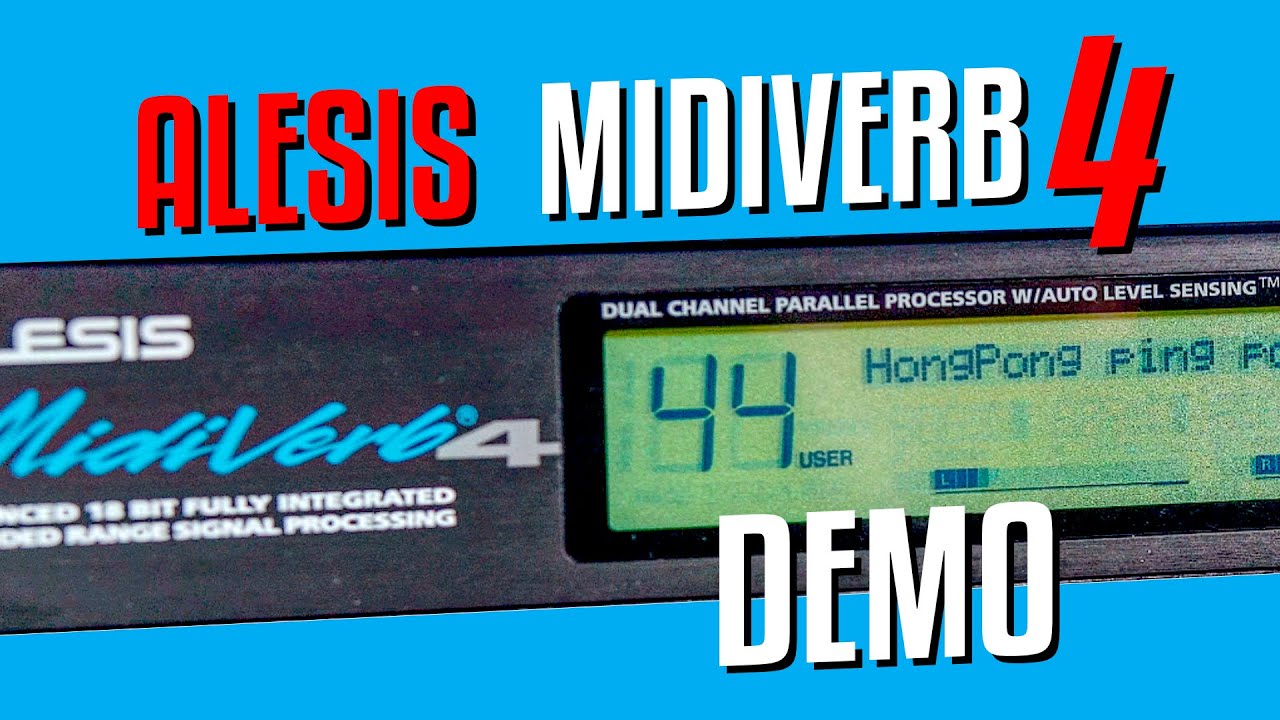 ALESIS MidiVerb 4 - без разговоров ДЕМО