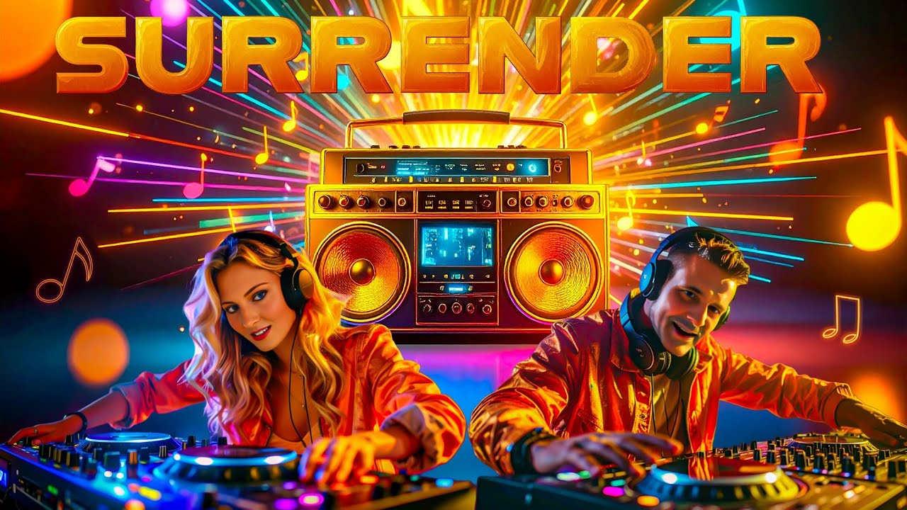 🔊 EuroMartina -  Surrender (Official Music Video) // ITALO DISCO / EURO DANCE / INSTRUMENTAL / MUSIC