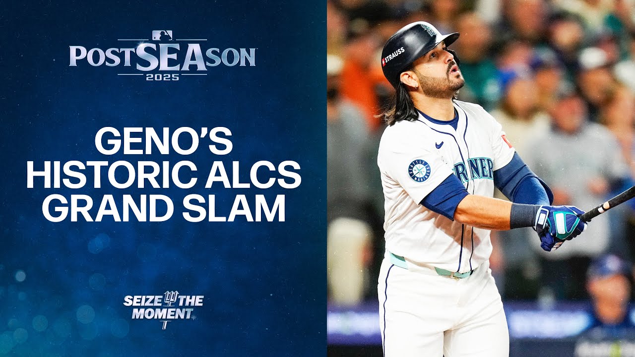 'SEATTLE IS SHAKING': Eugenio Su&aacute;rez GRAND SLAM in 2025 ALCS Game 5