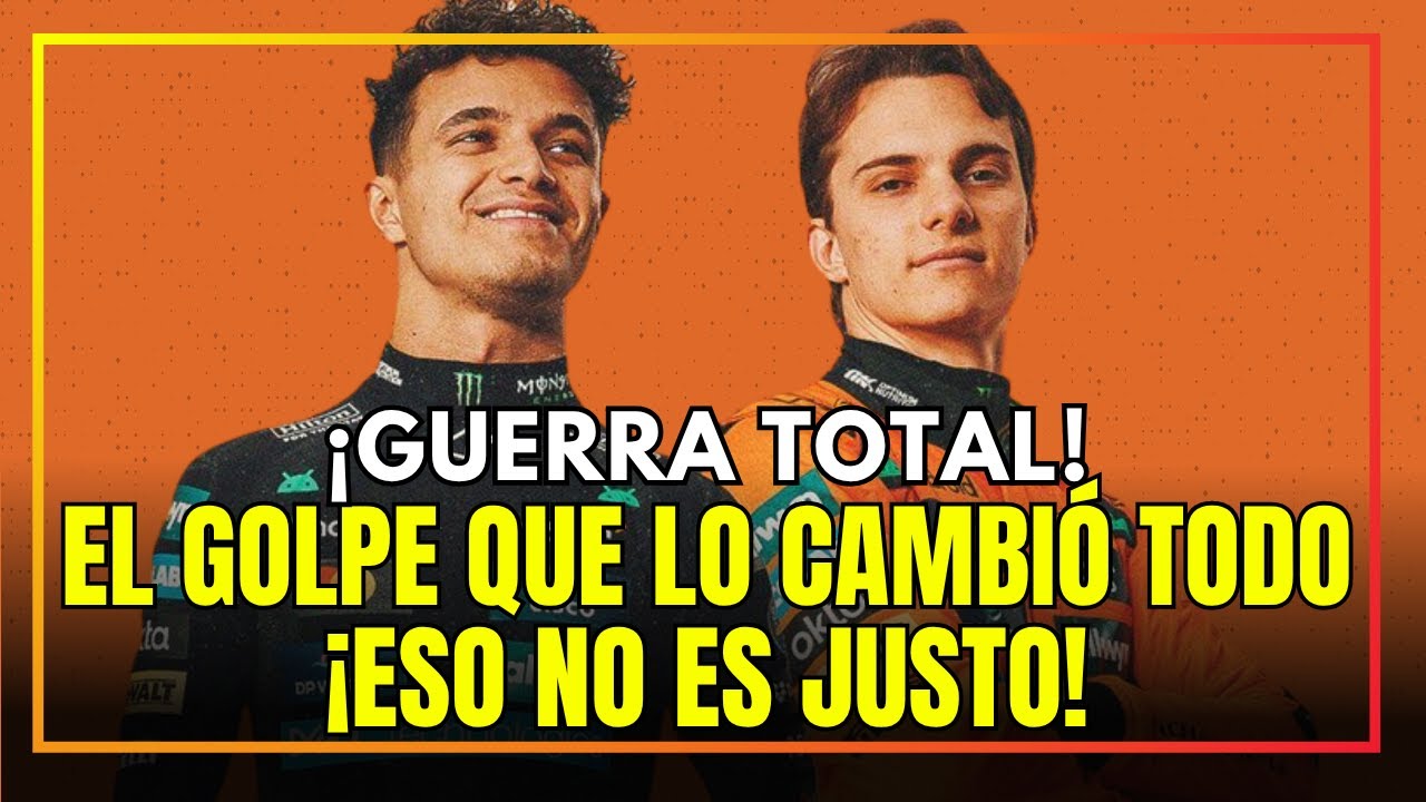 ¡GUERRA en McLAREN! Norris GOLPEA a Piastri y Desata el CAOS en Singapur 2025