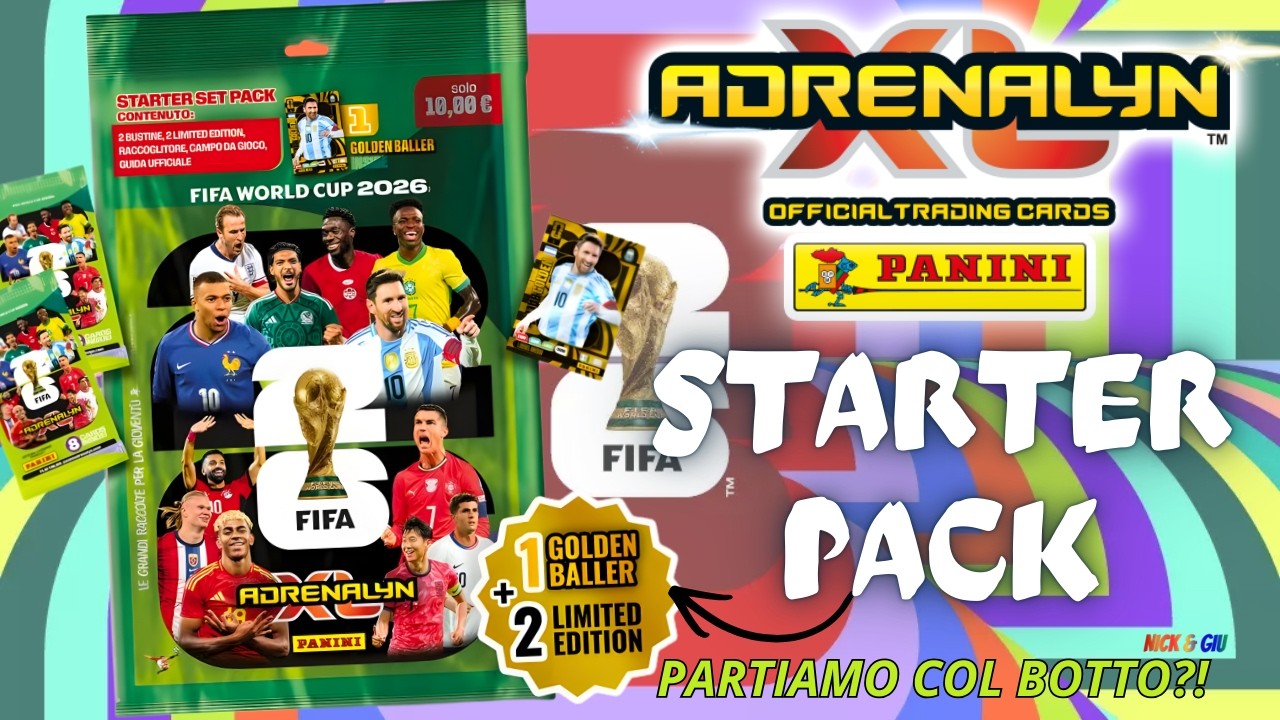 ADRENALYN FIFA WORLD CUP 2026 | la collezione del Mondiale! *Unboxing Starter Pack* ⚽
