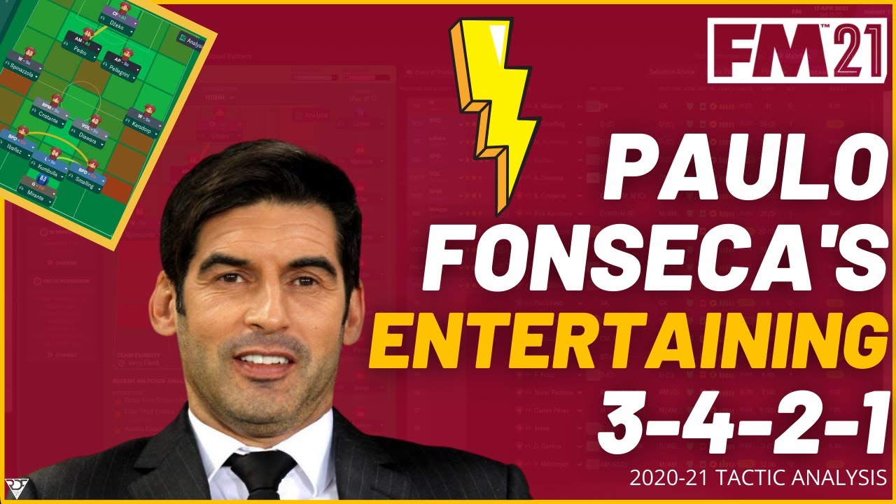 Paulo Fonseca TACTICAL ANALYSIS | Entertaining Football & FM21 Tactic | Football Manager 2021