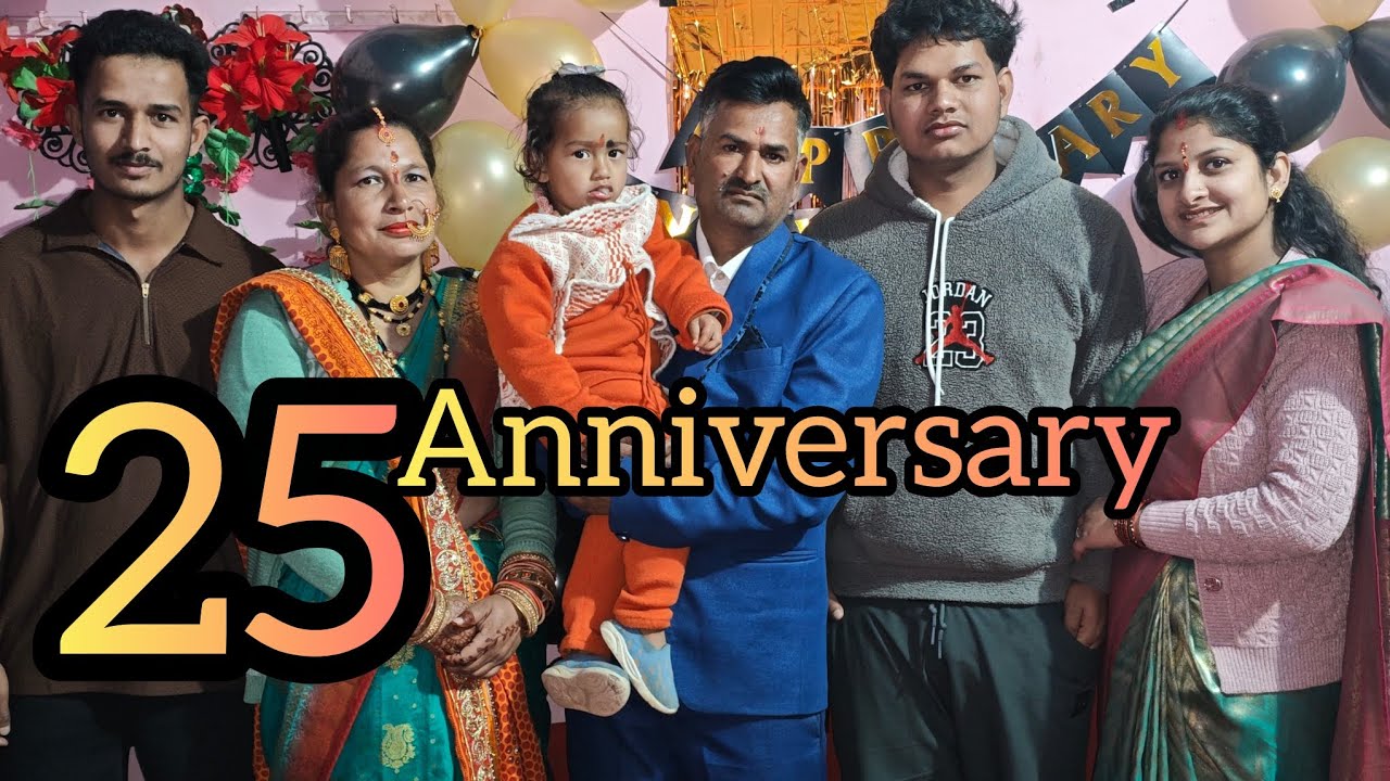 25 anniversary ka surprise diya mummy papa ko aur unka rection dekho ❤❤👉👉#lifestylevlog