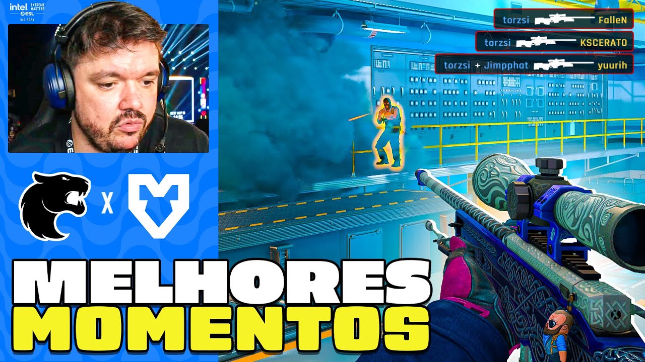 SEMIFINAL!! - FURIA vs MOUZ - MELHORES MOMENTOS - IEM RIO 2024