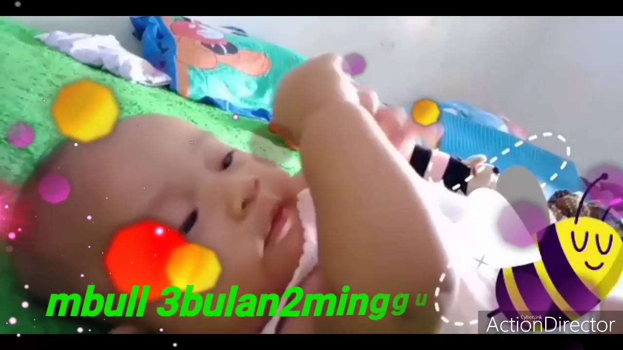 Belajar tengkurep | bayi 3 bulan udah bisa tengkurep