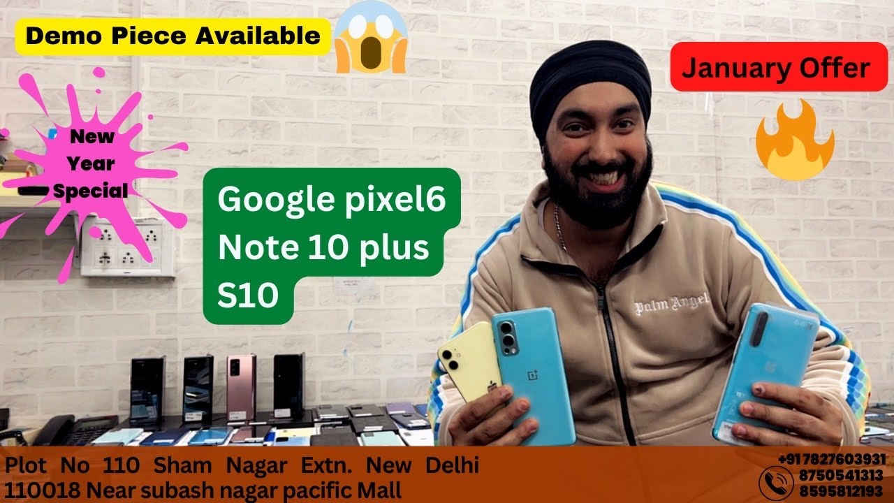 Google Pixel 6 Demos available S10 S20 5g snapdragon S20 iphone 12128gb 27999 Used Mobiles Delhi🔥🔥
