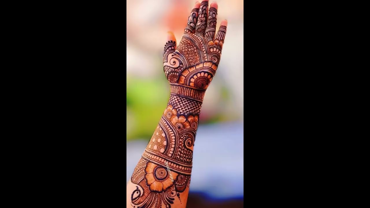 Latest Bridle mahandi designs🥰#trending #viral #latest #@allurialekya4050 