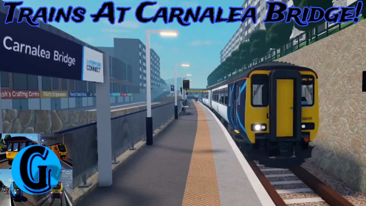 Trains At Carnalea Bridge In Stepford County Railway!