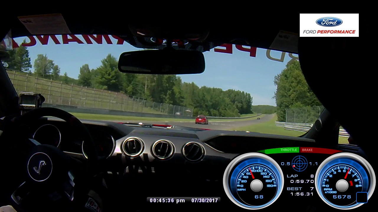 GT350R at Circuit Mont Tremblant